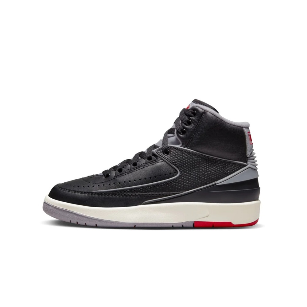 Nike Air Jordan 2 Retro Black Cement Big Kids 7Y NIB